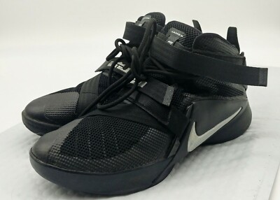 Nike LeBron James Soldier IX Size 6.5Y Black Silver