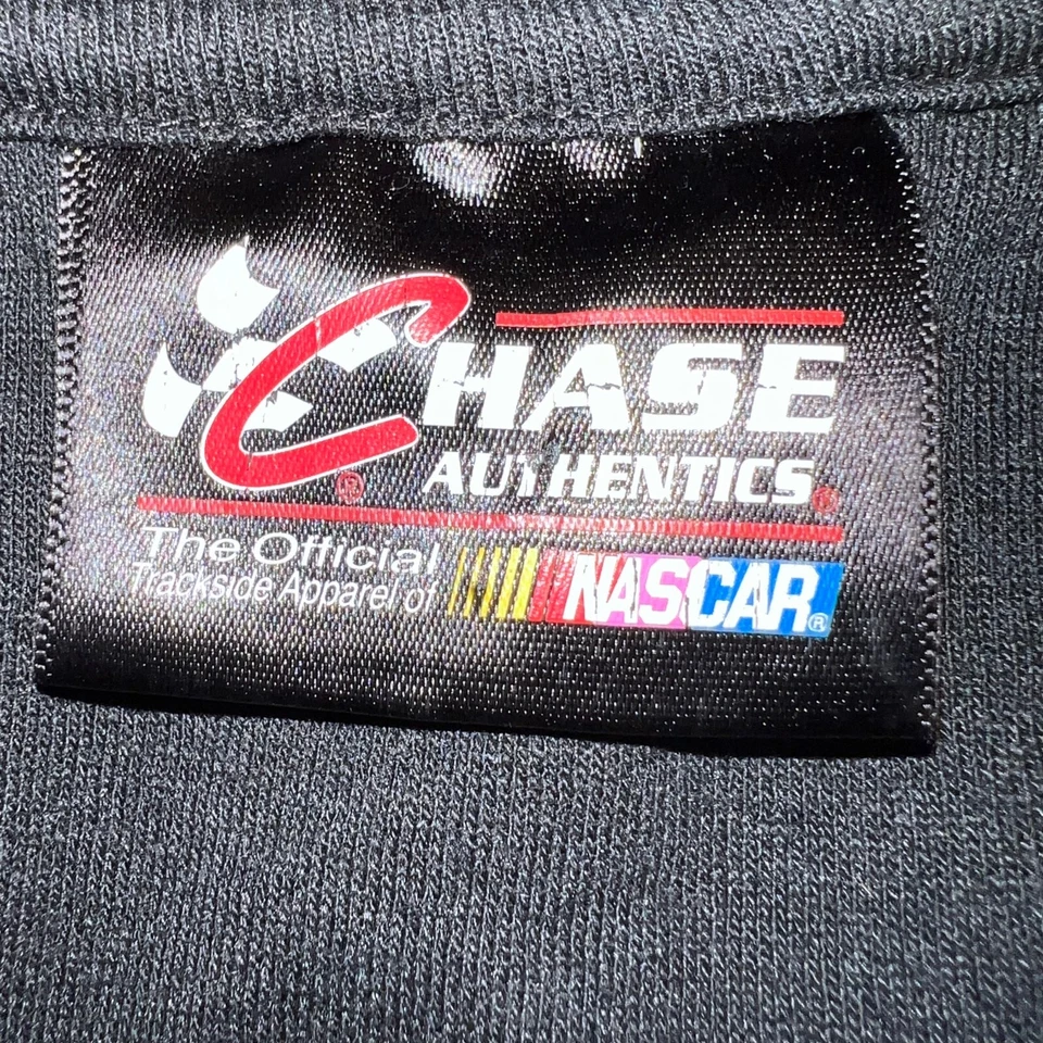 Camisa Polo NASCAR Para Hombres Grande Negra Persecución Auténtica Carreras Greg Biffle #16 3M Foto 3 de 4