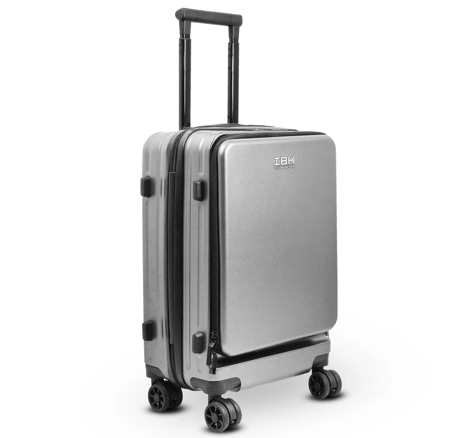 VALIGIA TROLLEY BAGAGLIO A MANO ANTIFURTO TSA ABS RIGIDO 4 RUOTE ULTRA LEGGERO