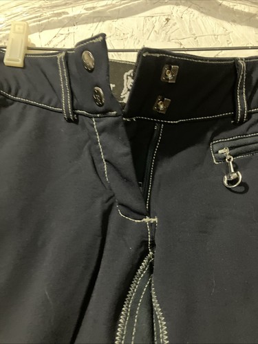 Goode Rider Womens Navy Equestrian Breeches 28R - Picture 5 of 21
