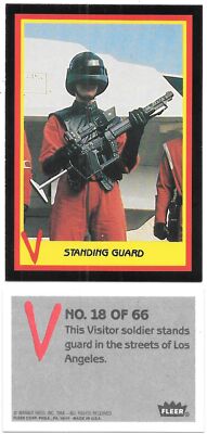V Original TV Series Trading Cards HIGH GRADE 1984 FLEER YOU