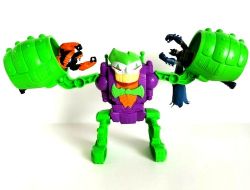Batman Robo Rampage The Joker Figure Set With Batman and Deathstroke Figures - Picture 3 of 4