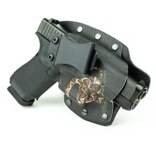 FN - IWB Hybrid Holster - Optic Ready - Don't Tread on Me Black