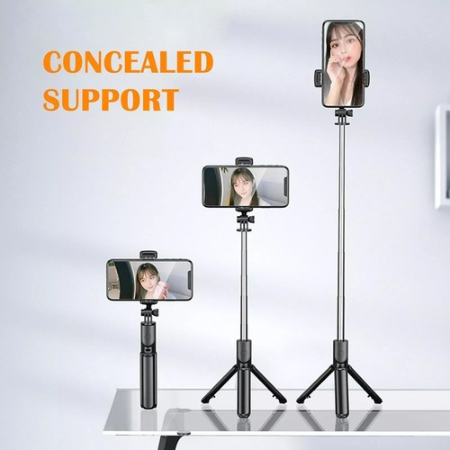 Soporte para teléfono remoto Bluetooth para selfie Stick soporte para trípode para iPhone universal - Imagen 5 de 11
