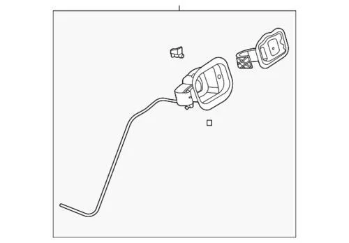 Genuine Ford Fuel Filler Housing LJ6Z-7827936-F