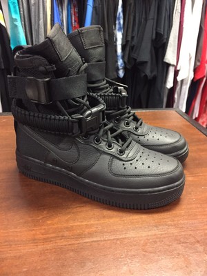 nike sf air force 1 high triple black