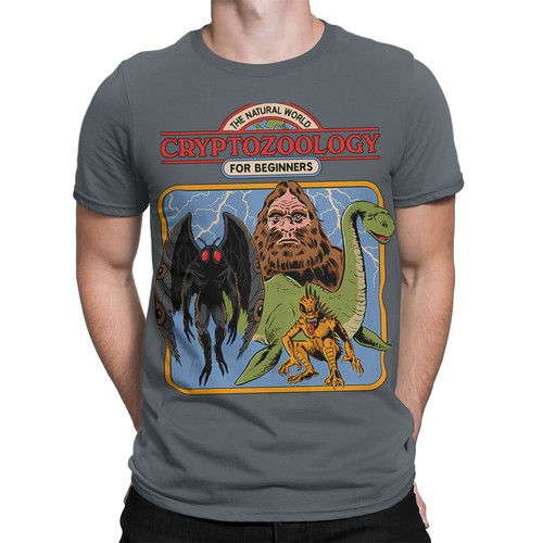 Cryptozoology for Beginners 80s T-Shirt for Mythical Creature Fans #SR#T433 - Picture 14 of 23