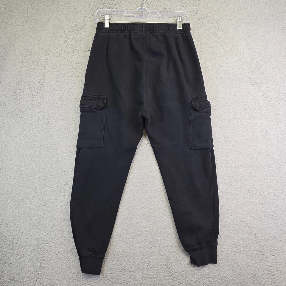 Nike Sportswear Club Fleece Cargo Pant Mens S Black Sweatpants Athleisure Jogger - Image 3 of 4
