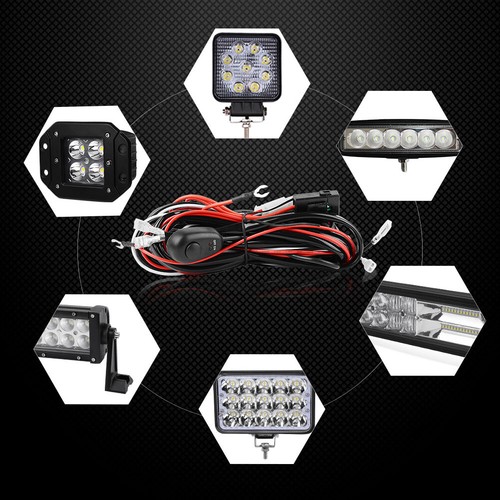 Tri-row 22" 32" 42" 52" LED Work Light Bar Combo Kit 4WD Offroad Driving Truck - Picture 20 of 31