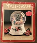 Musical Snow Globe - Deck The Halls Vintage 2000 Pfaltzgraff Christmas Heritage