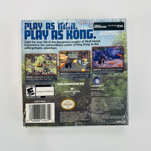 Kong: The 8th Wonder of the World (Nintendo Game Boy Advance, 2005) GBA NIB NEW! - Picture 2 of 7