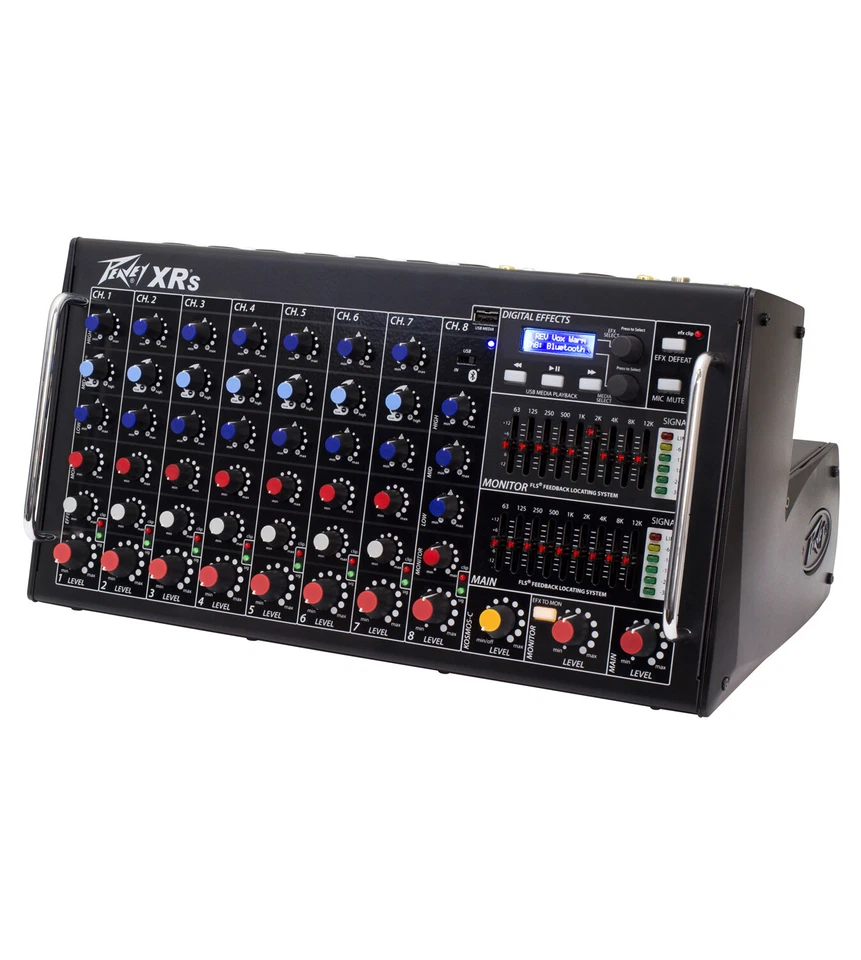 Peavey XR®S 8 Channel Powered Mixer (1500W-Rack Mountable -FX -Phantom Power) - Image 3 of 4