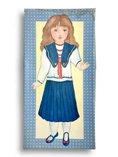 Oversized Paper Doll Kit 1988 by Lillian Vernon With Wardrobe Vintage