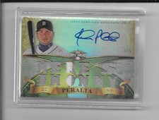 2013 Triple Threads - JHONNY PERALTA - Autograph Patch - TIGERS #d 3/9