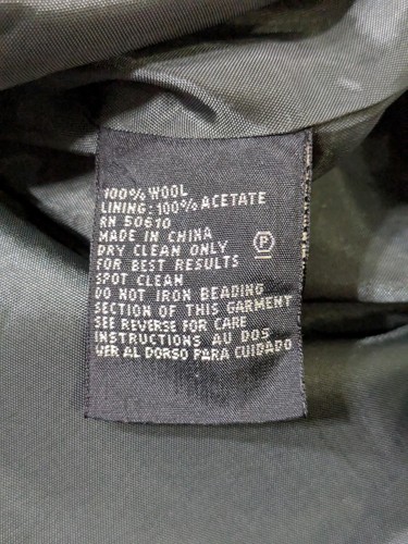 Elegantes Albert Nipon Wollanzug Set mit Perlendetail - Größe 14 - Blazer & Rock - Bild 4 von 12