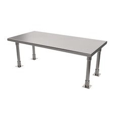 Heavy Duty Bullnose 24" x 48" Overshelf, 16 Ga. S/S