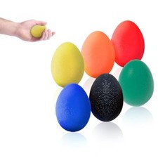 6-Piece Hand Exercise Ball Kit Diverse Strength Levels for Elders, Adults, Kids
