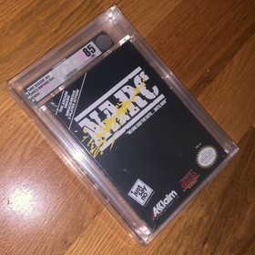 Brand New NES Narc 1990 Factory Sealed H-Seam VGA 85 NM+ Silver Acclaim Game Box