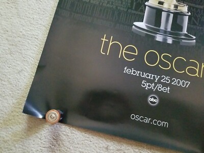 Academy Awards Oscars 2007 79th Annual Original Promo Poster