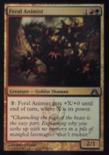 Feral Animist - Dragon's Maze: #70, Magic: The Gathering Lp R234