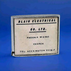 Barlow Vintage Tape Measure Advertising Blair Electrical Co. Ltd.