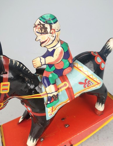 DM 2156 Gama Blech Clown auf Pferd Zirkus - Bild 2 von 11