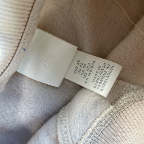H&M Chicago Crewneck Pullover Sweatshirt Damen XS hellbeige Baumwollmischung - Bild 4 von 8