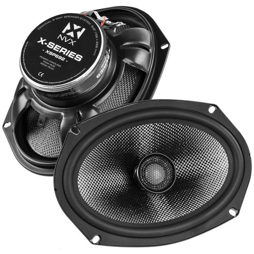 Haut-parleurs coaxiaux audio de voiture bidirectionnels NVX XSP652 X-Series 900W 6" x 9" - Photo 1/18