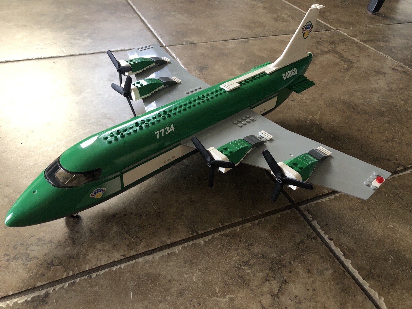 lego city green plane