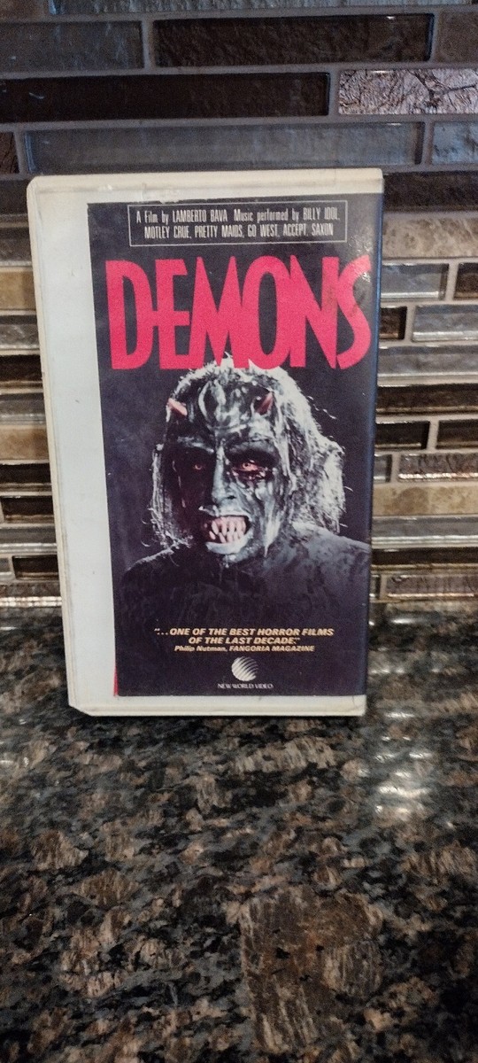 Demons VHS 80s Horror Zombies RARE Dario Argento Bava Gore