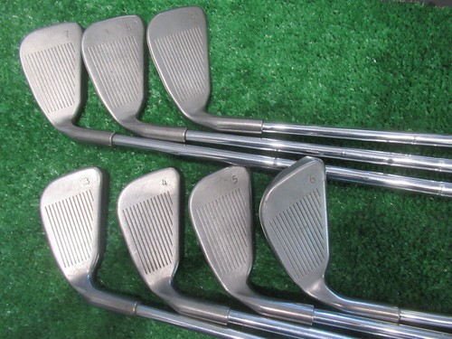 PING ZING BLACK DOT IRON SET 3-9 IRONS GOLF CLUBS KT-M STIFF STEEL GOOD GRIPS RH - 第 4/14 張圖片