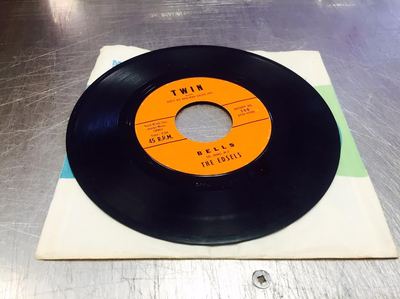 EDSELS Bells/Rama Lama Ding Dong vinyl 45 RPM Orange Label ...