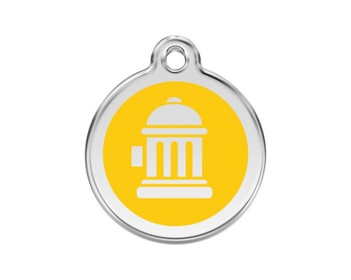 Dog ID Tag, Hydrant, Red Dingo, Personalized Engraving, Lifetime Guarantee S M L - Picture 23 of 28