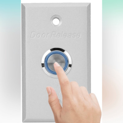 Door Access Control System Electric Exit Button Push Release Indicator Light