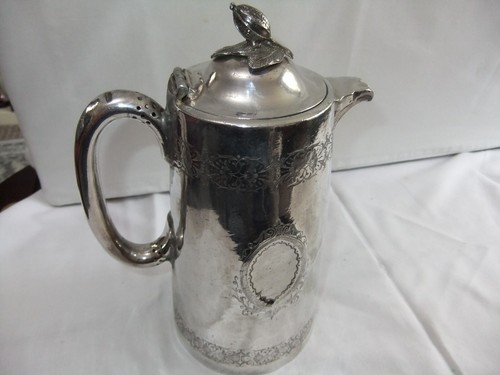 Antique Walker & Hall, Sheffield, Silver Plated Coffee Pot Height 22 x 15 cm - Picture 12 of 16