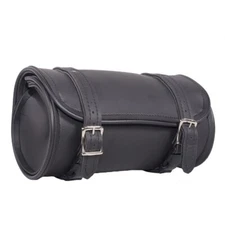 10" ROUND MOTORCYCLE WATERPROOF TOOL / FORK BAG FOR HARLEY w/ Q-RELEASE - DD12