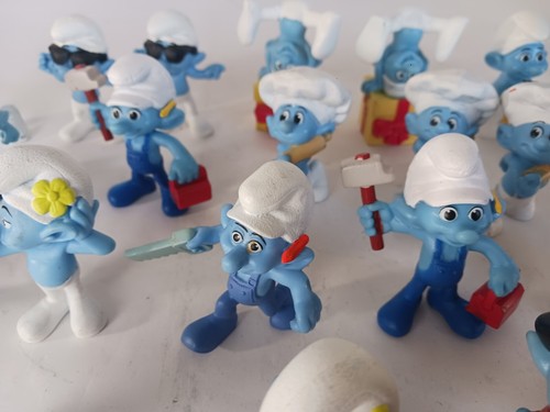 McDonalds 2011 2013 The Smurfs Movie Happy Meal Figures Big Lot Of 25 See Photos - Picture 6 of 14