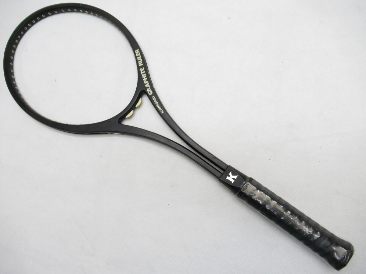 NOS* VTG KAWASAKI GRAPHITE RULER TENNIS RACQUET (4 1/2) FROM