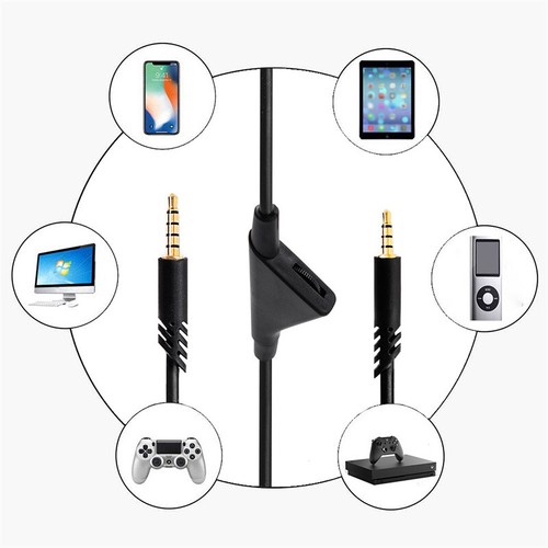 Replacement Audio 2M Cable Cord Volume Control For Astro A10 A30 A40 Headset - Picture 6 of 7