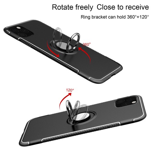 Funda para iPhone 11 Pro Max/iPhone 11 Pro/iPhone 11 con soporte de anillo soporte de 360° - Imagen 3 de 41