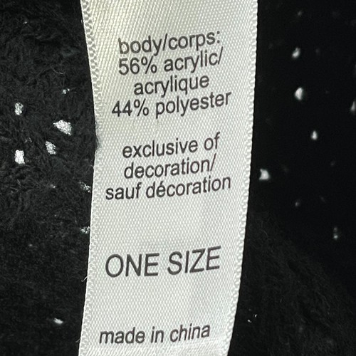 Maurices Damenhut schwarz Strick volle Krempe Fedora Cowboy schwarz geflochtene Borte Einheitsgröße - Bild 10 von 13