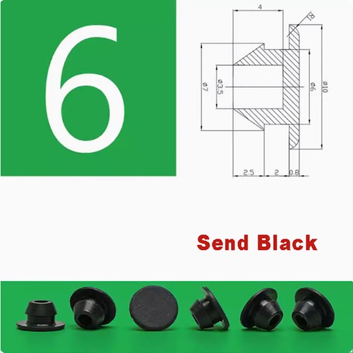 Hole Plug Silicone Blanking Seal Plugs Tube Pipe Inserts Plug Φ1.88mm-Φ51mm - Picture 32 of 62