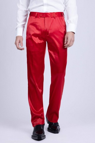 Barabas Men's Shiny Stretch Solid Color Dress Pants 5CP09 - Picture 57 of 82