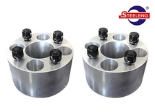 STEELENG 3" EZGO CLUB CAR YAMAHA GOLF CART 4x4 ALUMINUM WHEEL SPACERS SET OF 2