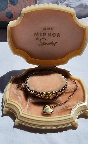 Miss Mignon Speidel goldfarben Erweiterung Armband Medaillon Geschenkset Box Kinder - Bild 19 von 24