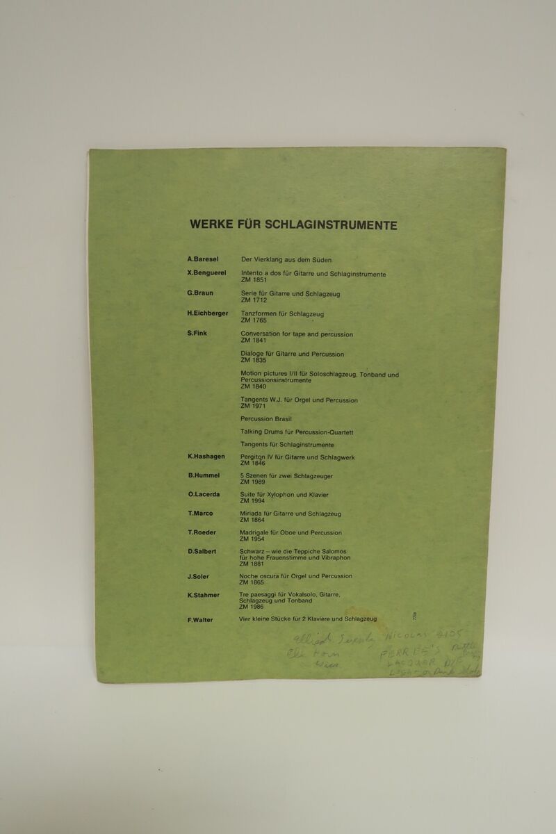【中古】 Art of Percussion SiegfriedFink Siegfried Fink Discography: Vinyl, CDs, & More | Discogs