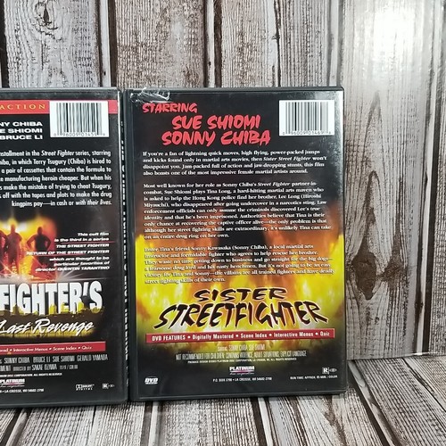 Sonny Chiba: Street Fighter 3 DVD Box Set Return Last Revenge Sister Ships Fast! - Picture 20 of 23