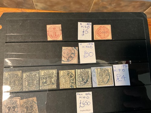 Germany Hannover 1850- 1864 101 stamps mint and used huge value -40 - Picture 5 of 17