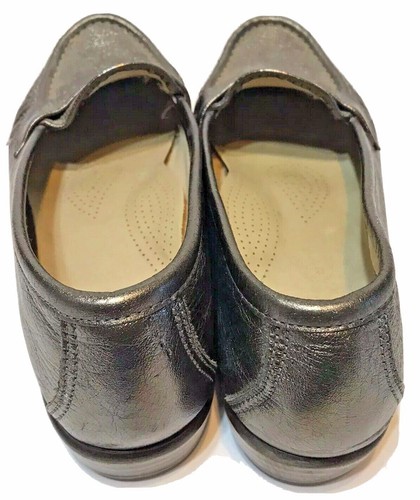 SAS Penny Loafers Metallic Leather Tripad Comfort Womens Size 8N - Picture 5 of 6