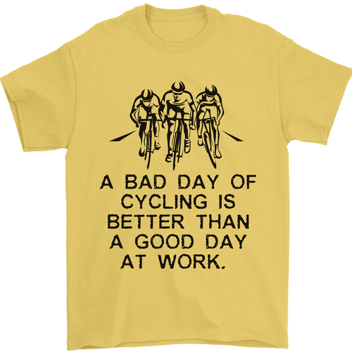 Camiseta divertida para hombre A Bad Day of Cyclist 100% algodón - Imagen 41 de 66